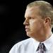 Saginaw Valley State head coach Randy Baruth reacts to losing on Monday. Daniel Brenner I AnnArbor.com
